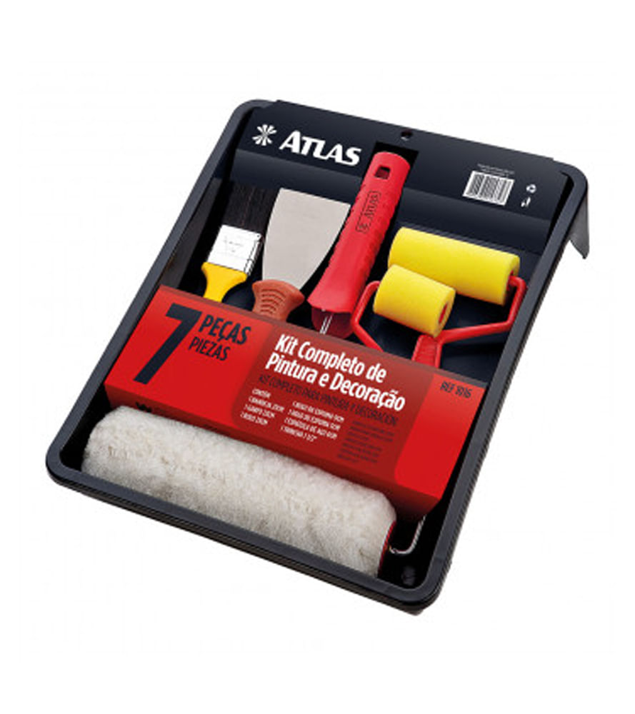 Kit Atlas Para Pintura Completo 7 Peças 1016