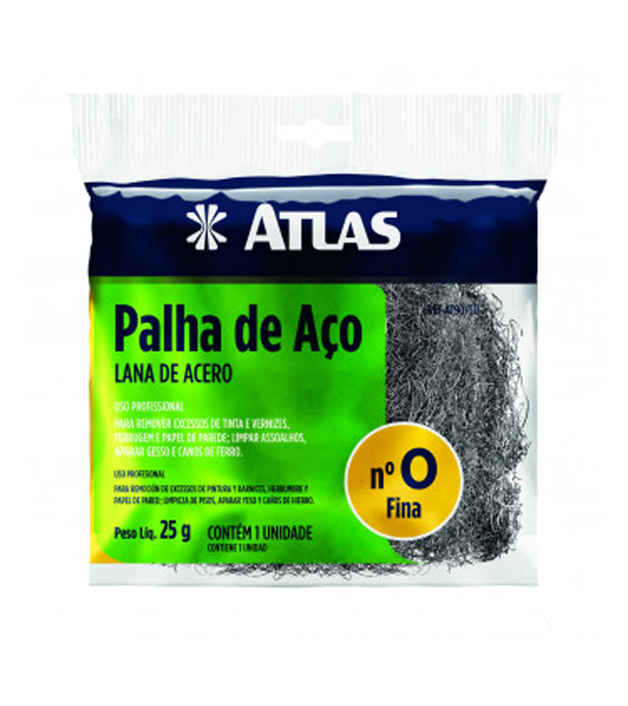 Palha Aço Para Remoção Atlas nº 0