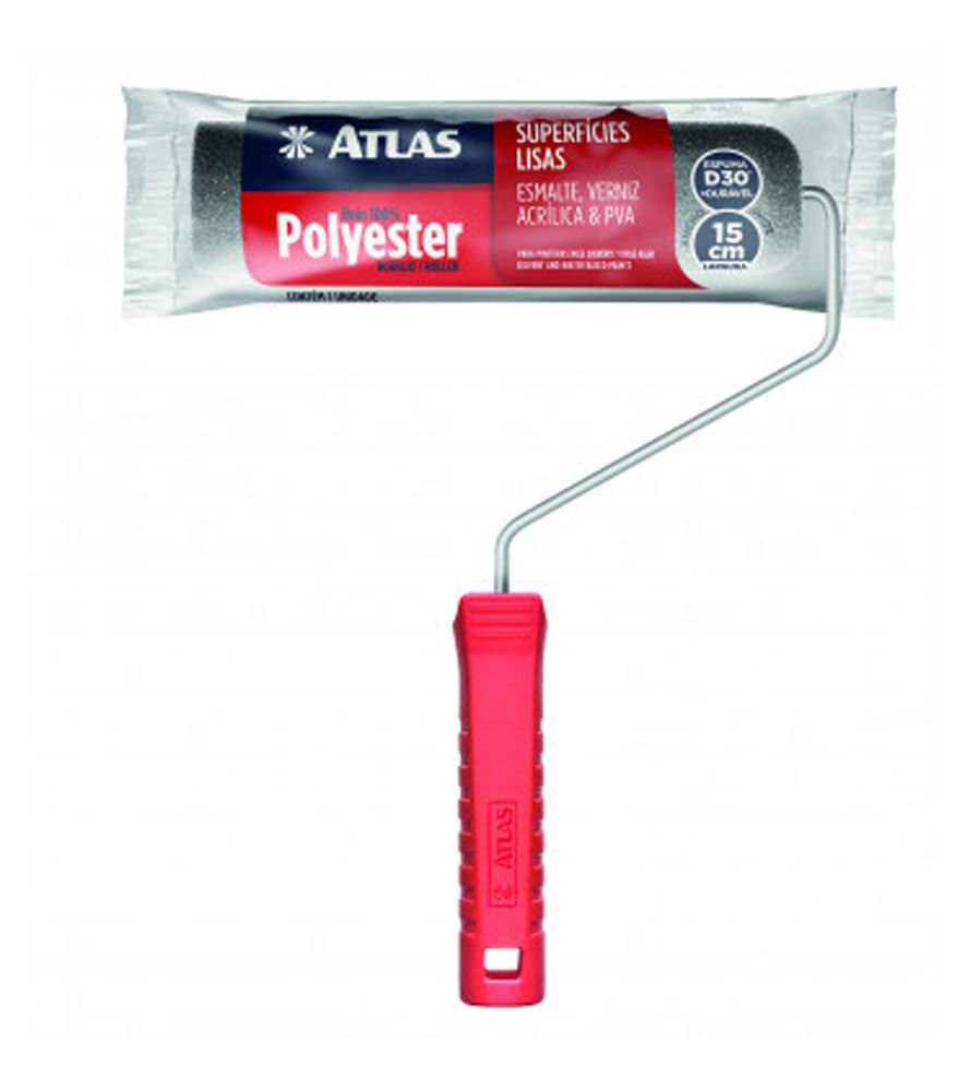Rolo de Pintura Atlas Espuma 406/15 15cm
