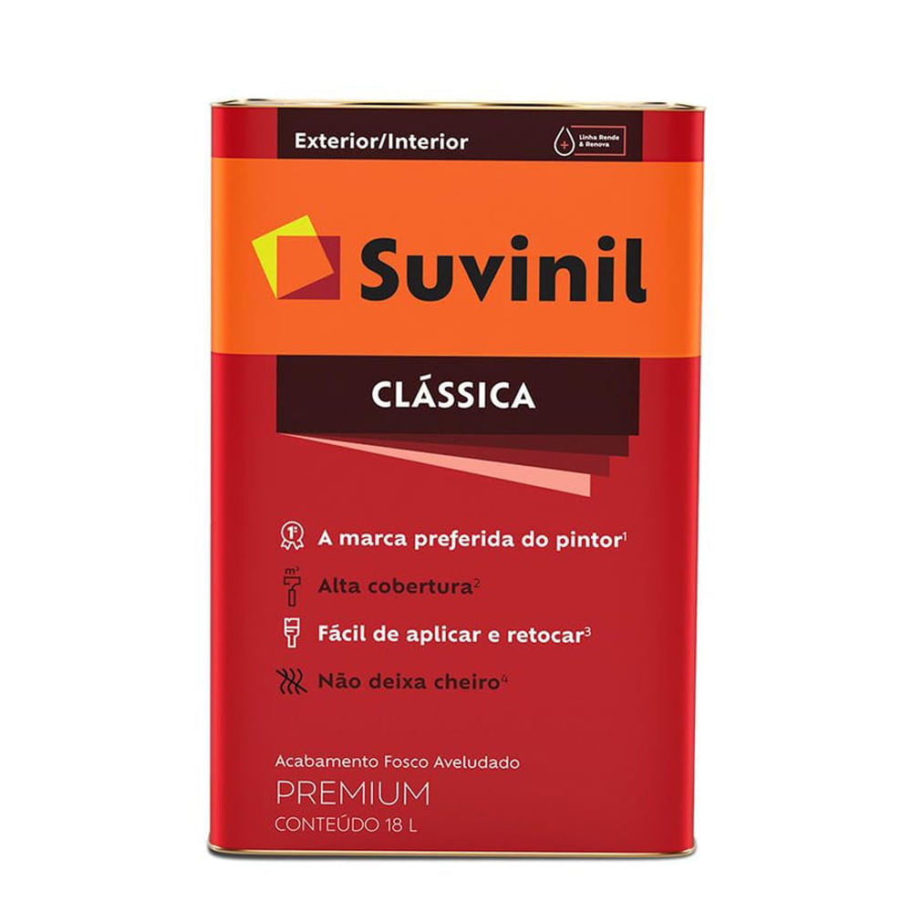 TINTA SUVINIL LATEX PVA 18LT BRANCO NEVE - Bigolin Materiais