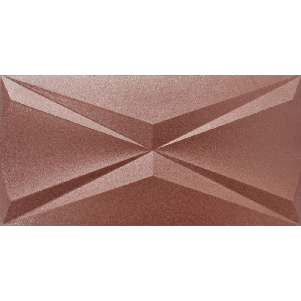 Porcelanato Roca 30x60 Cubic Steel Cobre A Metalizado Acetinado Retificado