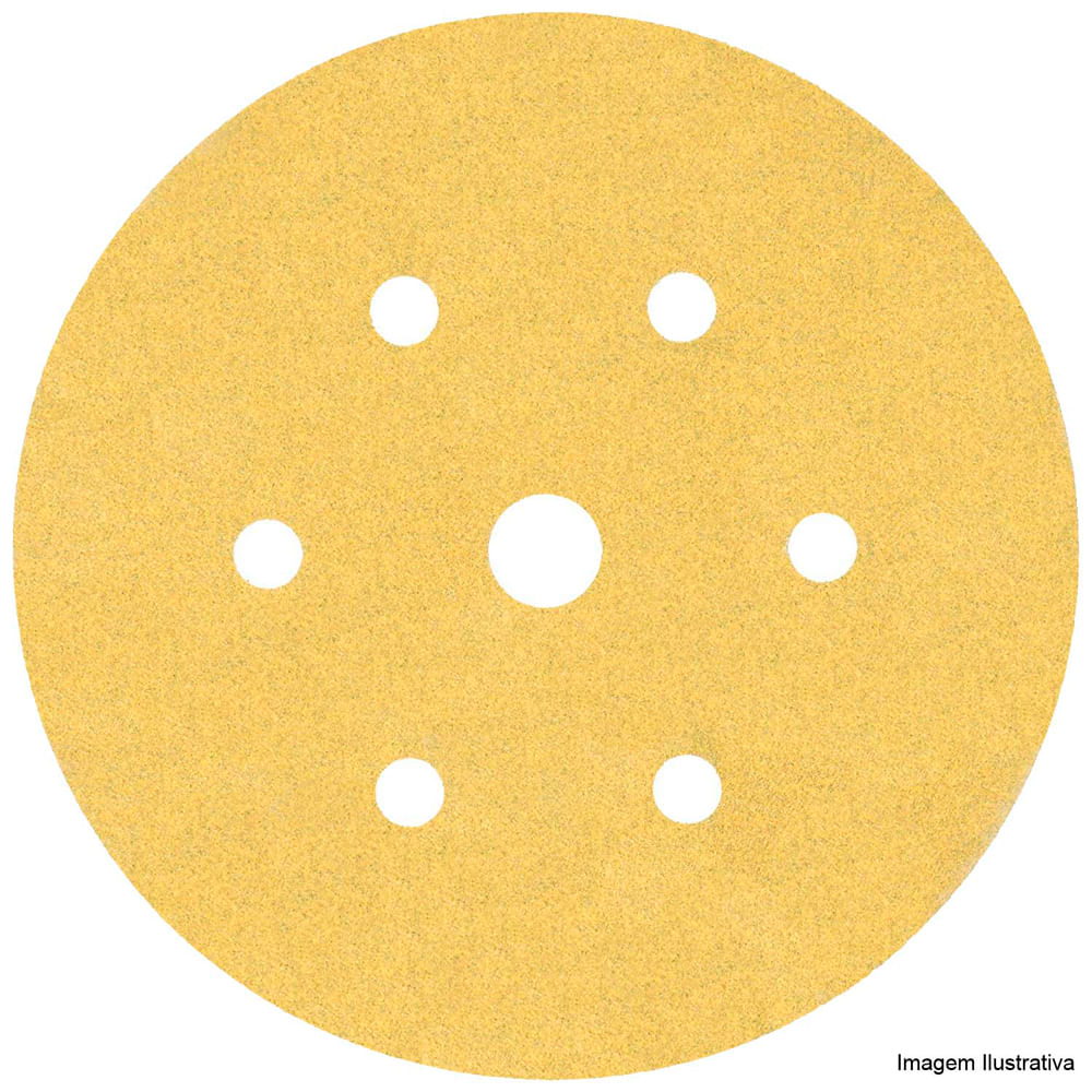 Lixa 3m Disco Para Lixamento A Seco 120 Hookit 236u 152mm Furado