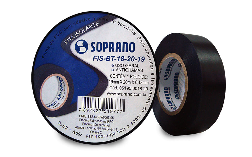 Fita Isolante Soprano 5m