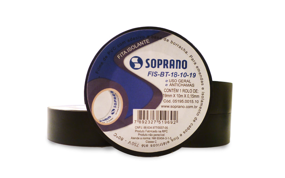 Fita Isolante Soprano 10m