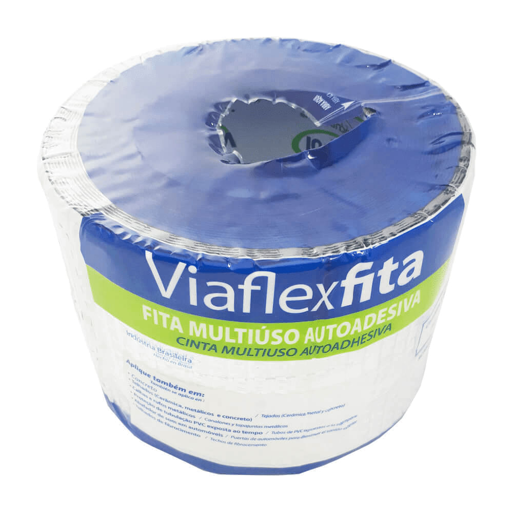 Fita Para Reparo Viapol Viaflex Alumínio 10cm (Metro Linear)