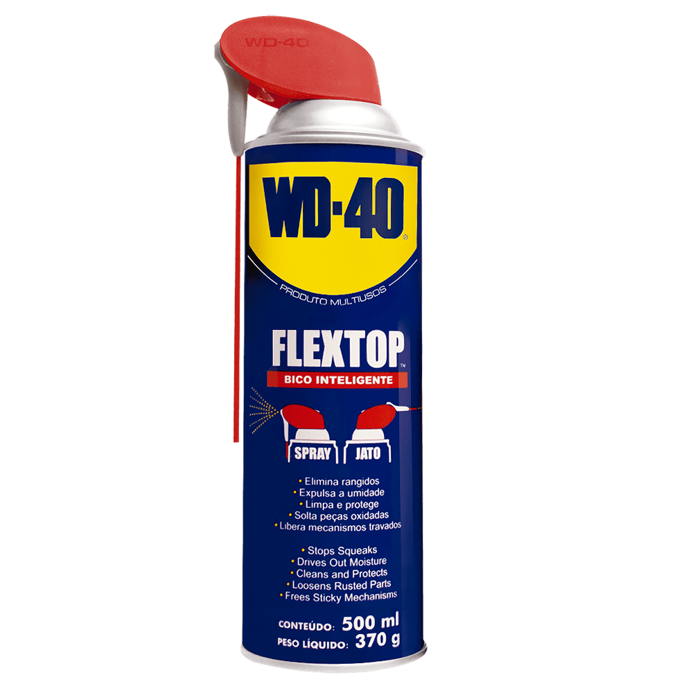 Spray Lubrificante Anti Ferrugem Wd-40 Flextop 500ml