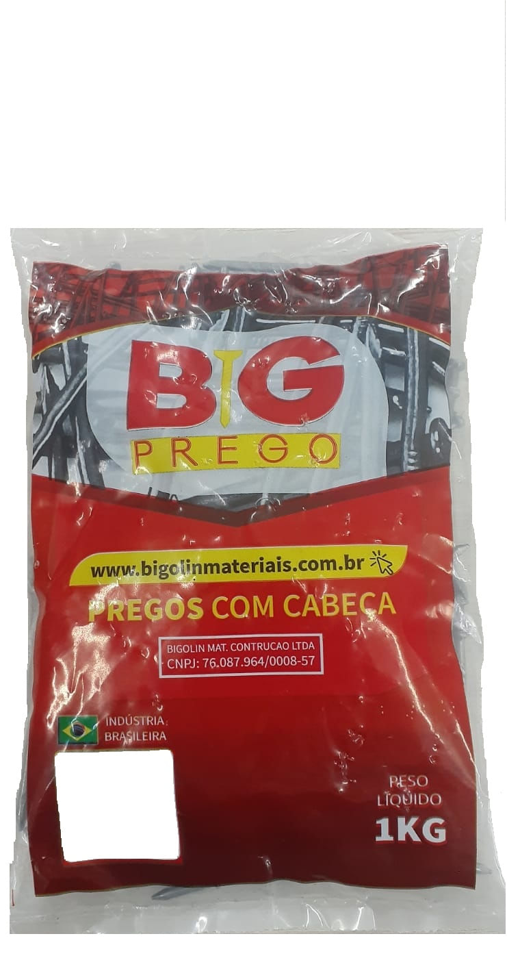 Prego Big 19x36 Pacote 1 kg