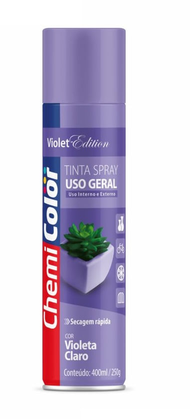 Tinta Chemicolor Spray Geral Violeta Claro 400ml