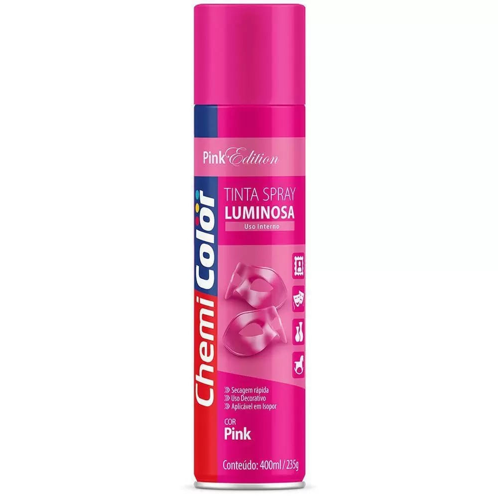 Tinta Chemicolor Spray Lumin Pink 380ml