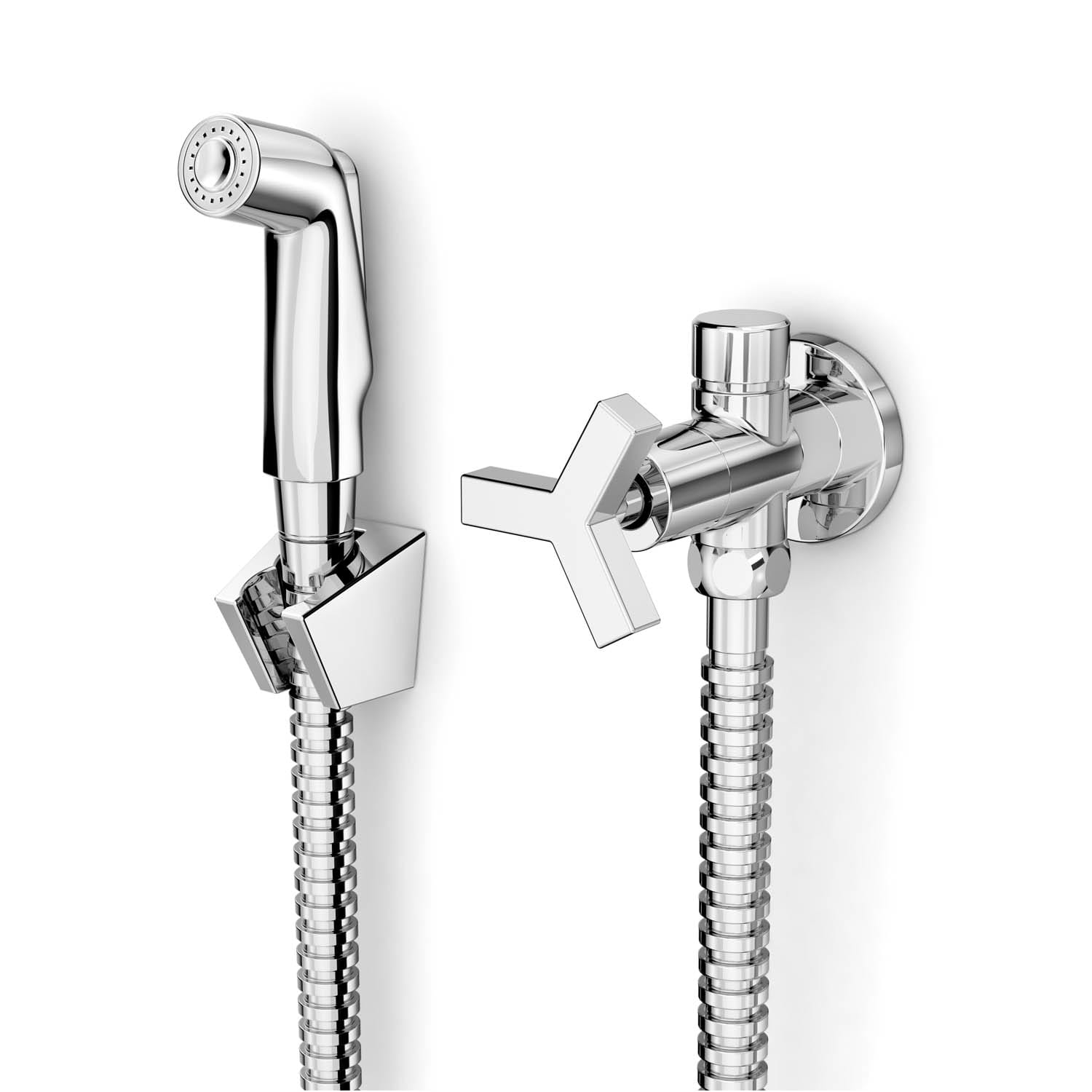 Ducha higiênica celite up com derivador cromado