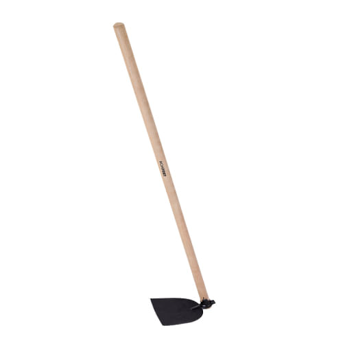 Enxada momfort aço 2,5 libras larga 30cm com cabo