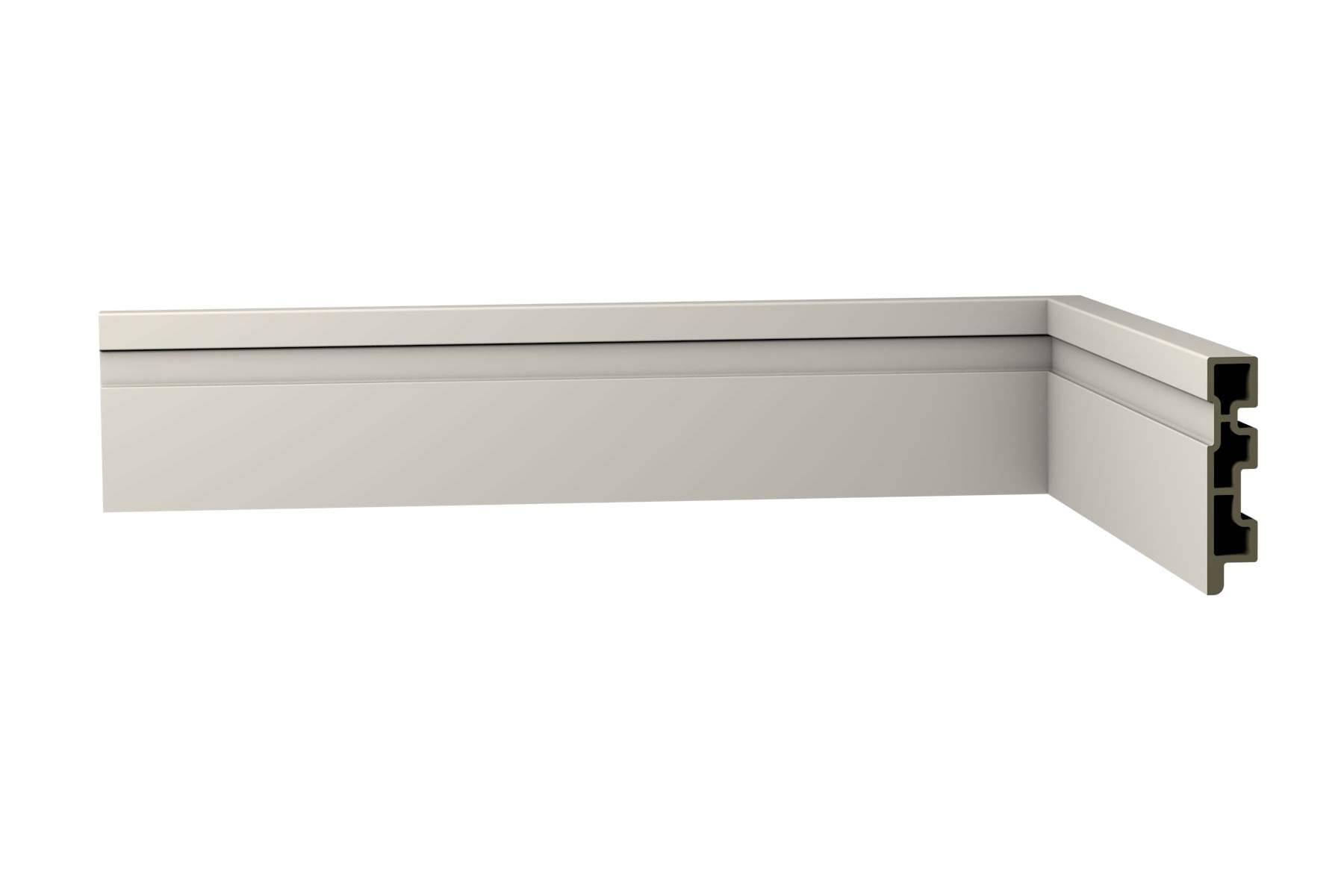 Rodapé Ecovale Mod R9 0109.0262 07cm Fendi ( Metro Linear )