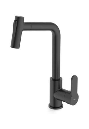 Misturador Celite Monocomando Kitchen 2F Cozinha Mesa Preto Mate