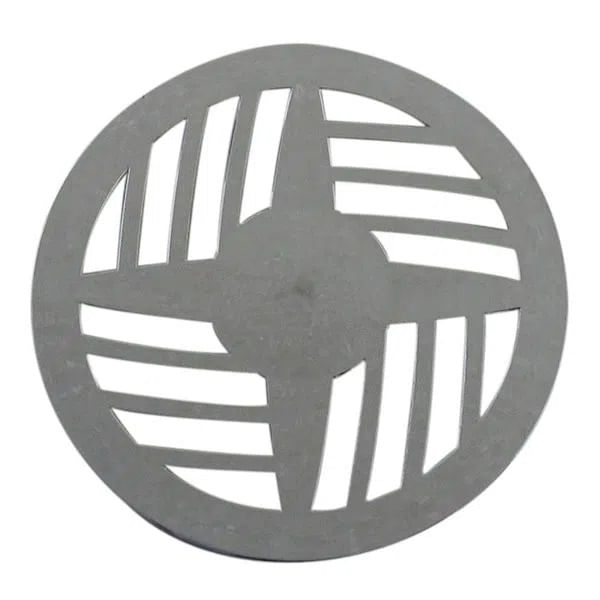 Grelha Astra 15x15cm Redondo ABS Cromado