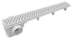 Ralo Amanco Linear 50cm Grelha Branco