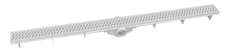 Ralo Amanco Linear 90cm Grelha Branco