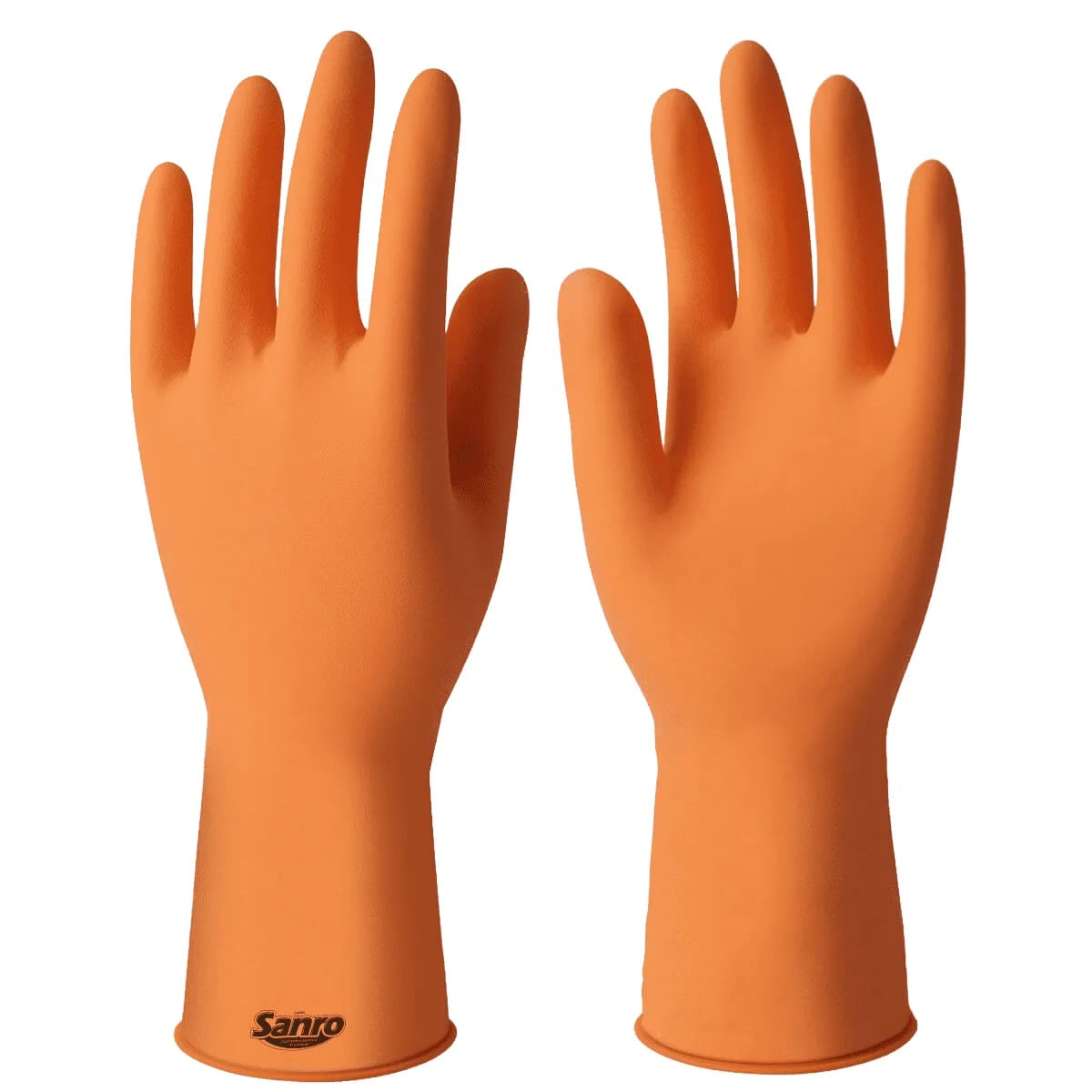 Luva Borracha Laranja Grande