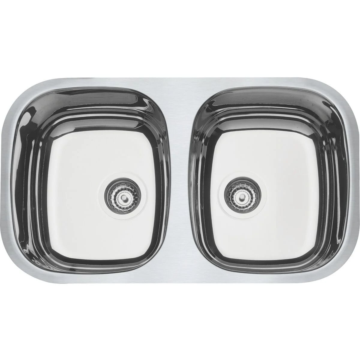 Cuba Tramontina Ísis Embutir Dupla Inox Auto Brilho Com Válvula 44x76cm
